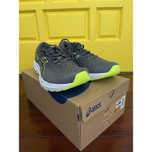 NEW ASICS Men's GT-1000 11 Running Shoes Size 11.5 M Sheet Rock Black Gray Volt